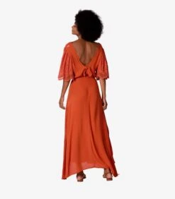 OXBOW Lange Jurk Met Geborduurde Details O1DEAN -Dames Outfits Winkel b8c24e6299f44e91abbc2a36e9db6b39