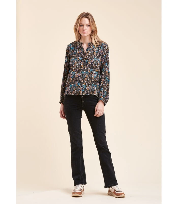 Bloem -Gedrukte Top 2 Bloem -Gedrukte Top - Afbeelding 2