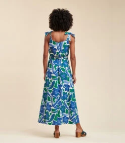 Licht Uitlopende Maxi-jurk Met Bloemenprint -Dames Outfits Winkel bd93bb83ca904e7fbd6d87eca1b662a9