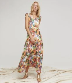 LLUC Lange Jurk Met Print