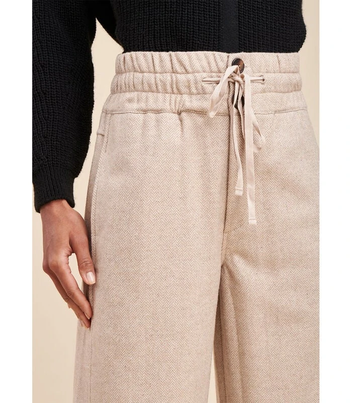 Gemengde Wollen Spanten Broek 4 Gemengde Wollen Spanten Broek - Afbeelding 4