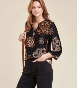 Tuniek Met Technische Print