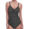 Gedraaid Zwempak Met Stippen Santa Monica