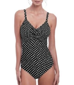 Gedraaid Zwempak Met Stippen Santa Monica