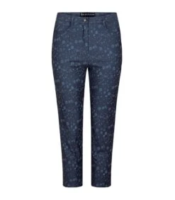 Stretch Broek Met Bloemen INKA