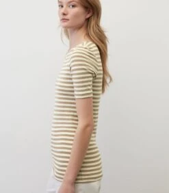 Marc O'Polo Gestreept T-shirt Slim -Dames Outfits Winkel c9cbf591a8d540c389aa4ea6a011ffc0