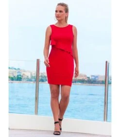 Asymmetrische Cocktailjurk PALACE -Dames Outfits Winkel ca5ac017621e4990b832a39b02680e69