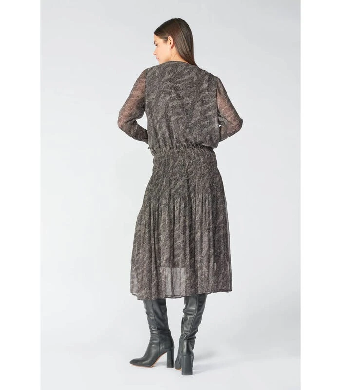 LE TEMPS DES CERISES Lange Jurk Recht BERENI 2 LE TEMPS DES CERISES Lange Jurk Recht BERENI - Afbeelding 2