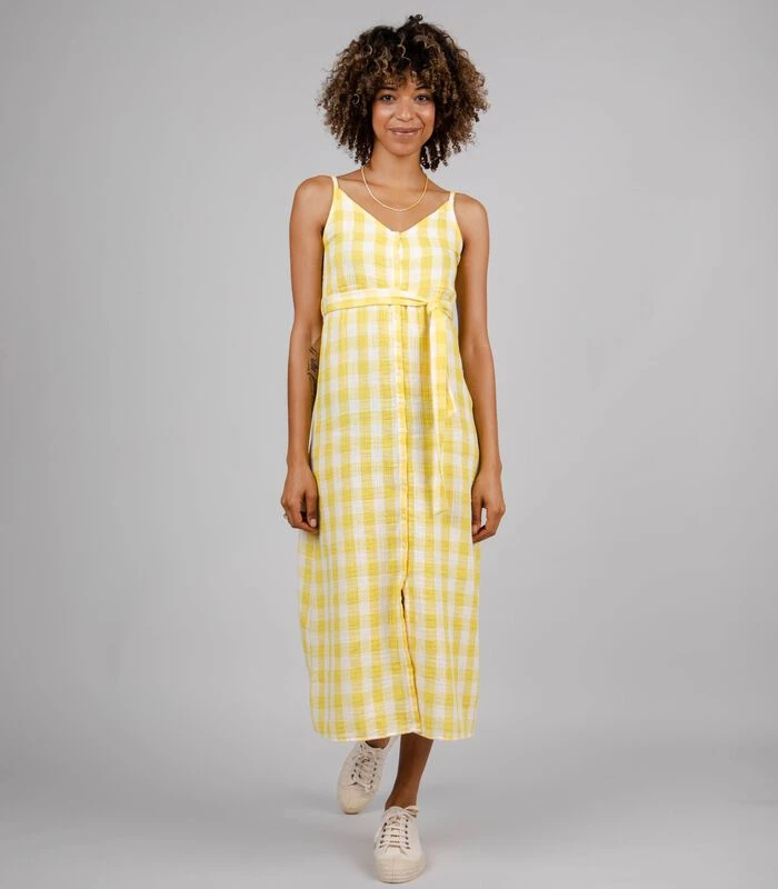 Brava Fabrics Jurk - Geel 1 Brava Fabrics Jurk - Geel