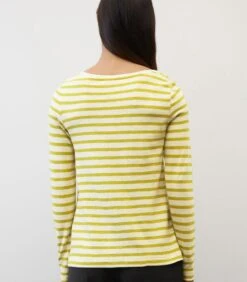 Marc O'Polo Gestreepte Longsleeve Loose -Dames Outfits Winkel cf17f6d7b5f944238a169774a4861299