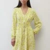 Marc O'Polo Mini-jurk Met V-hals En Print All-over