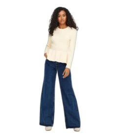 ONLY Vrouwelijke Klassieke Jeans Met Wijde Pijpen Onlchri... -Dames Outfits Winkel cfc2772ac26f4645a1ccf60ab2a92fe0