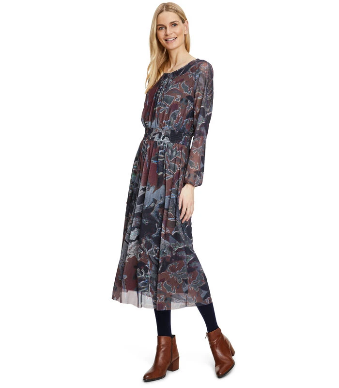 Betty Barclay Midi-jurk Lange Mouwen 1 Betty Barclay Midi-jurk Lange Mouwen