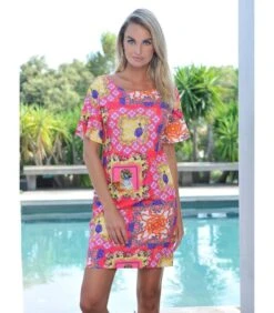 DANY Tijgerprint Rechte Jurk -Dames Outfits Winkel d0942587ab904e3fb6ecedbf52b80986