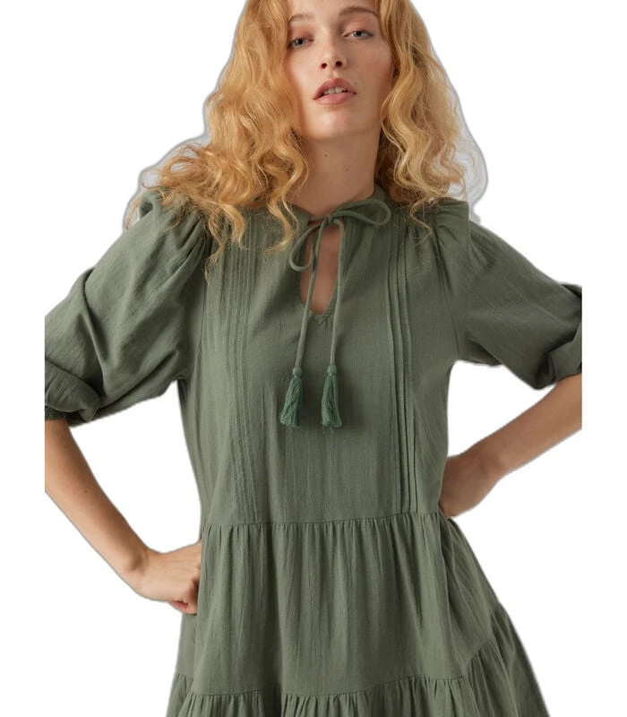 Vero Moda 3/4 Damesjurk Pretty 3 Vero Moda 3/4 Damesjurk Pretty - Afbeelding 3