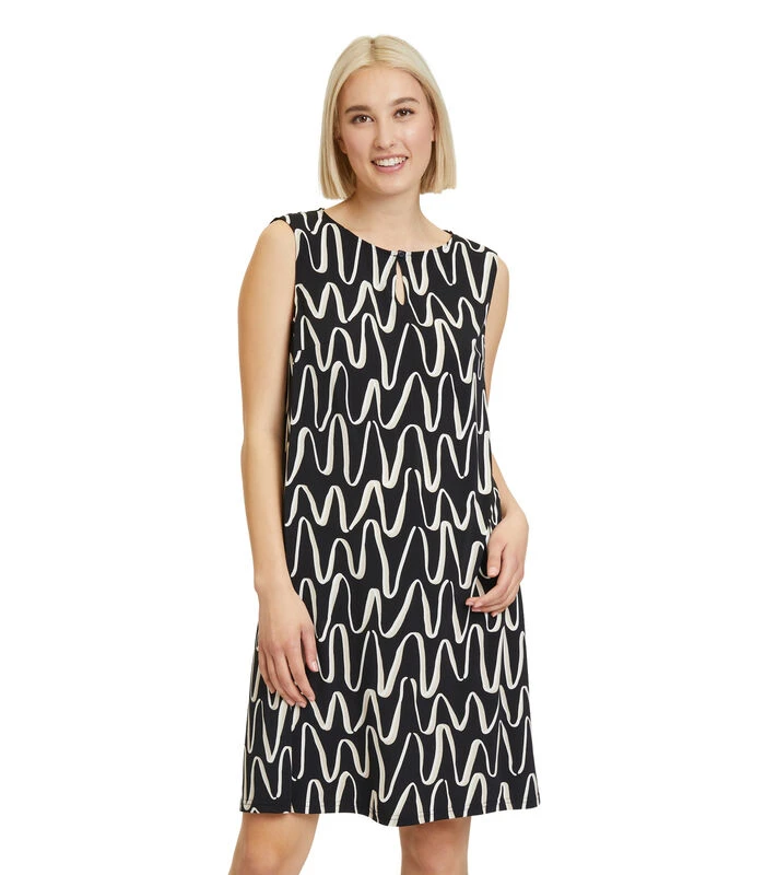 Betty Barclay Jersey Jurk Met Print 1 Betty Barclay Jersey Jurk Met Print