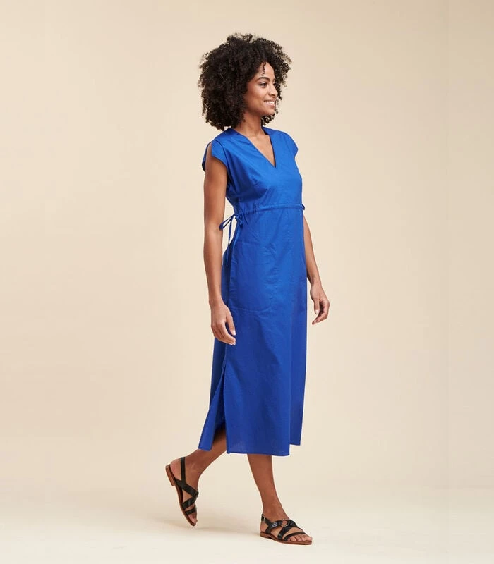 Katoenen Halflange Jurk 2 Katoenen Halflange Jurk - Afbeelding 2