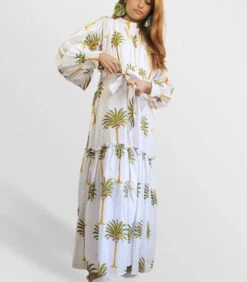 'Mariana Palm' Jurk -Dames Outfits Winkel d579deba4aec4b8b82a8b72157376593