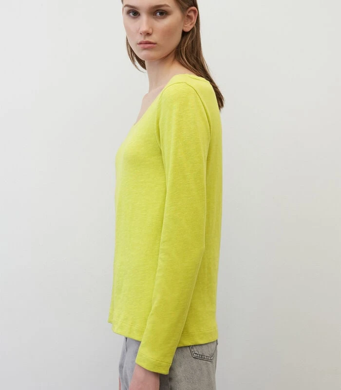 Marc O'Polo Heavy Slub Jersey Longsleeve Loose 4 Marc O'Polo Heavy Slub Jersey Longsleeve Loose - Afbeelding 4