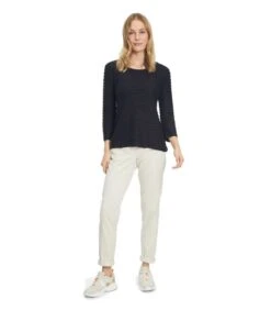 Betty Barclay Shirt Met Ronde Hals Met Golvende Structuur -Dames Outfits Winkel d654daff9f864ce5bf8fbbf6a34d91b8