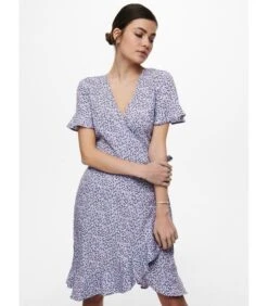 ONLY Dames Jurk Onlolivia Wrap Wvn Noos -Dames Outfits Winkel e10fbc7235f5412d809ee08de9824968