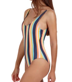 1-delig Zwempak Stripes Color -Dames Outfits Winkel e3feb5a2239042219d1aafaf4c66a205