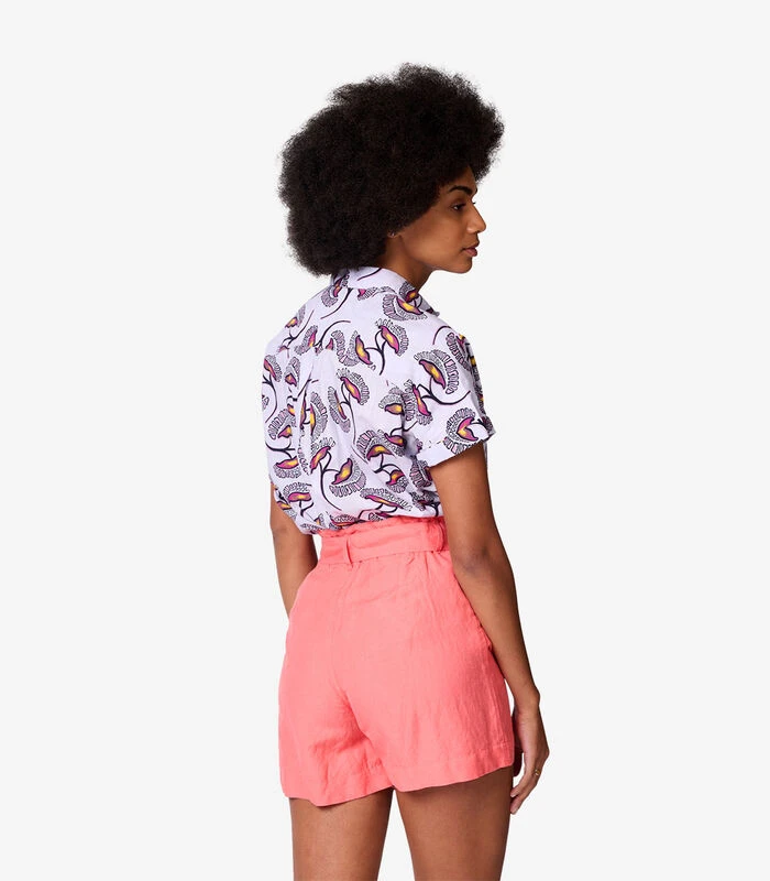 OXBOW Short Met Hoge Taille En Riem O1ORNELLA 2 OXBOW Short Met Hoge Taille En Riem O1ORNELLA - Afbeelding 2