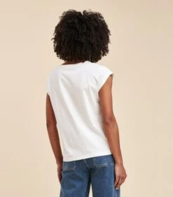 Geborduurd T-shirt -Dames Outfits Winkel e82f9f130c9f4392bf519edc9893cfda