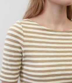 Marc O'Polo Gestreept T-shirt Slim -Dames Outfits Winkel ecf57f5a85d04d25ad3fc51bdcb673be