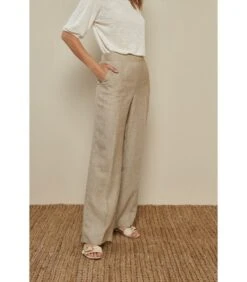 Trendy Beige Broek
