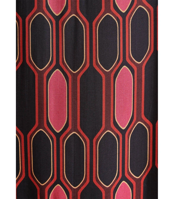 Korte Jurk In Gedrukte Zijden Viscose -sluier 5 Korte Jurk In Gedrukte Zijden Viscose -sluier - Afbeelding 5