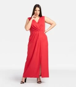 Elegante Jurk Voor Een Feest Met Een Lange Snit Aan De Voorkant ELEONORA