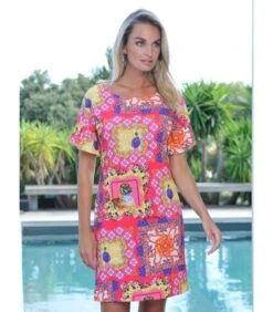 DANY Tijgerprint Rechte Jurk -Dames Outfits Winkel f28b63b6908b458f9bc99994ed89be86