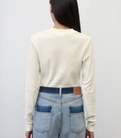 Longsleeve Met Geribde Ronde Hals 7 Longsleeve Met Geribde Ronde Hals -Dames Outfits Winkel f550db4f117a4e10a8fbf1163141d777