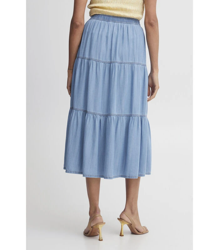 B.young Lange Denim Damesrok Lana 2 5 B.young Lange Denim Damesrok Lana 2 - Afbeelding 5