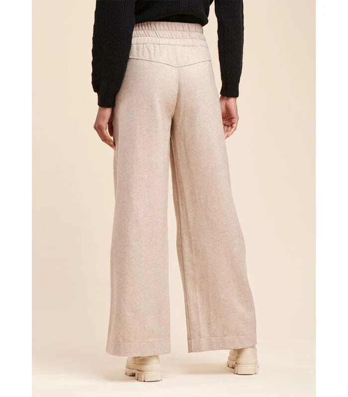 Gemengde Wollen Spanten Broek 3 Gemengde Wollen Spanten Broek - Afbeelding 3