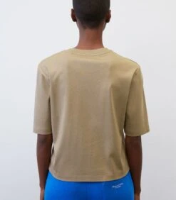 Marc O'Polo T-shirt Met Ronde Hals En 3/4-mouwen -Dames Outfits Winkel f7574b112da14b1389c63c1e581fc21f