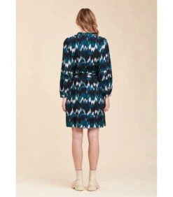 Kort Gedrukte Rechte Gesneden Jurk -Dames Outfits Winkel fabacbb7b9194770a086716995c0c0a3