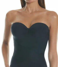1-delig Strapless Zwempak Met Beugel Afslankend Shape -Dames Outfits Winkel fb37a6d55c43429e806b370f9aaedfda