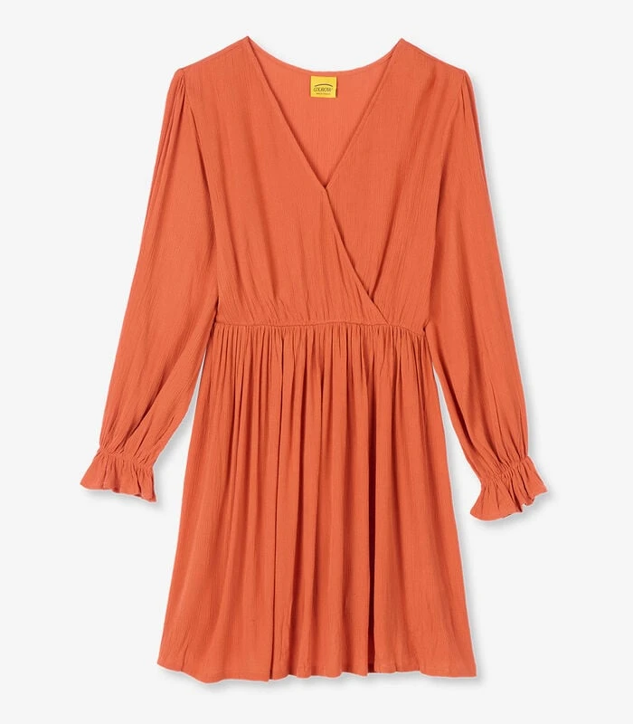 OXBOW Korte Overslagjurk Met Lange Mouwen O1DEOLINDA 5 OXBOW Korte Overslagjurk Met Lange Mouwen O1DEOLINDA - Afbeelding 5