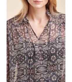 Voldoende Top Met Bloemrijke Print In Polyester Sluier -Dames Outfits Winkel fe26c001addb4a22a339b1cb8f8478bd