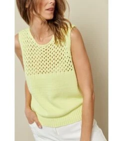 Gele Top In Crochet