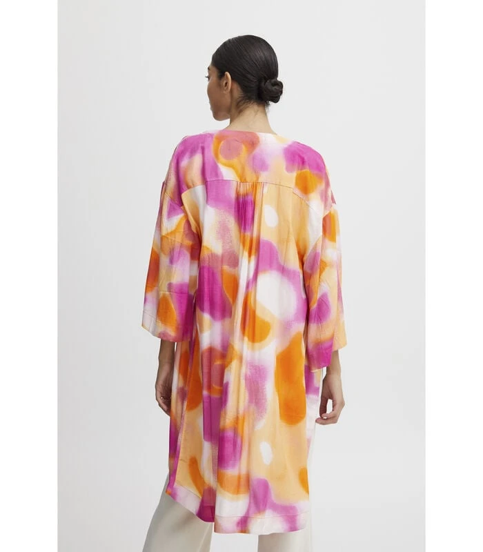 B.young Vrouwen Kimono Jurk Imala 3 B.young Vrouwen Kimono Jurk Imala - Afbeelding 3